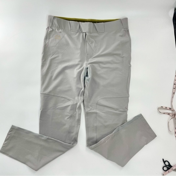 NWOT Men’s Rawlings Gold Collection Performance Baseball Pants Dry Fit XL Grey - Picture 5 of 16